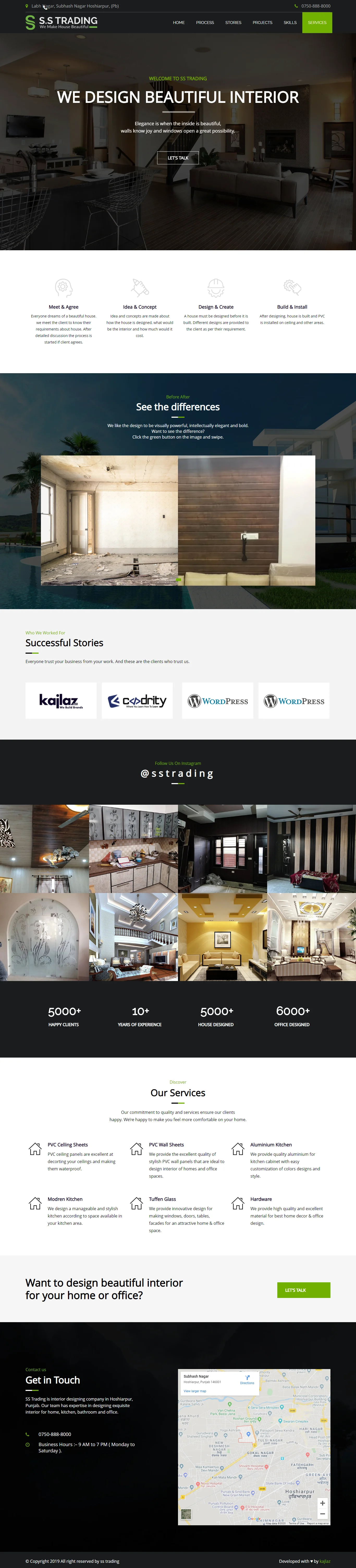 sstrading website image